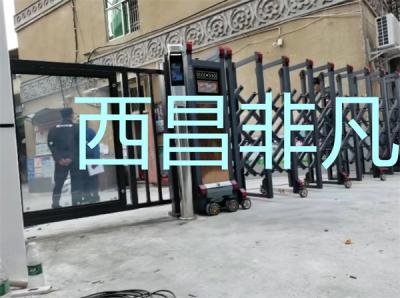 凉山彝族自治州西昌市凉山彝文编译室电动伸缩门人脸识别智能小门